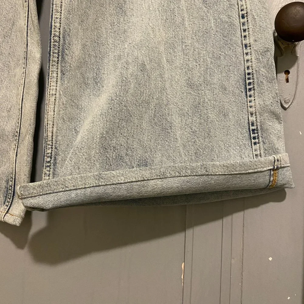 NWOT Free People Lovefool Low Rise Wide Leg Jeans (Size 24 / True Blue) - Picture 8 of 9